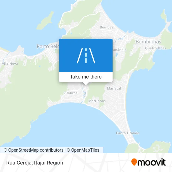 Rua Cereja map