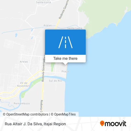 Rua Altair J. Da Silva map