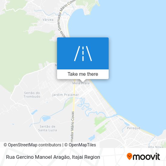 Rua Gercino Manoel Aragão map