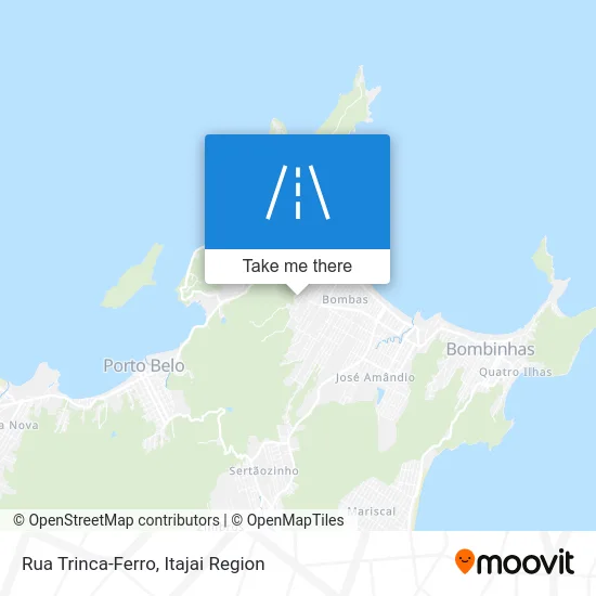 Rua Trinca-Ferro map