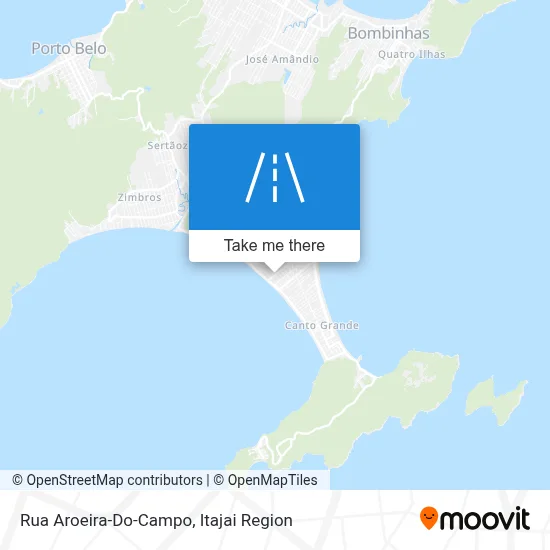 Rua Aroeira-Do-Campo map