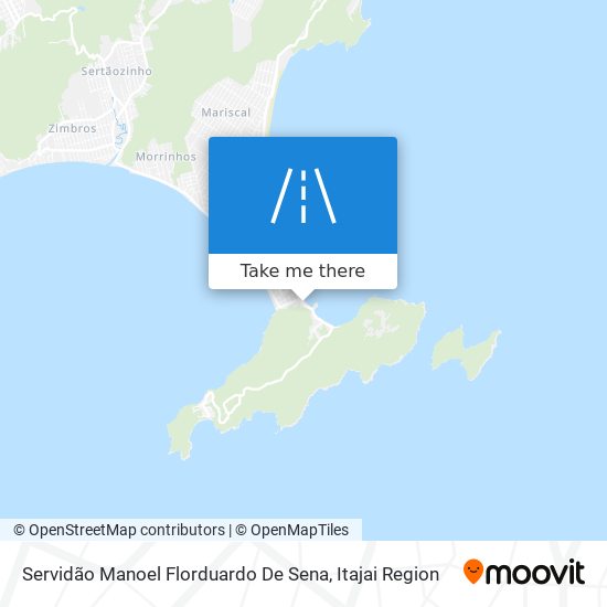 Mapa Servidão Manoel Florduardo De Sena