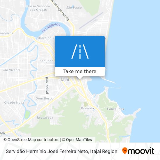 Mapa Servidão Hermínio José Ferreira Neto