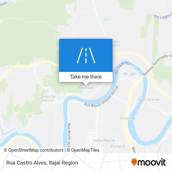 Rua Castro Alves map