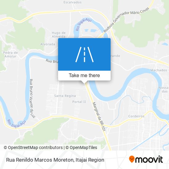 Mapa Rua Renildo Marcos Moreton