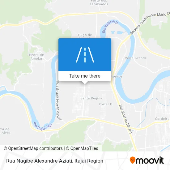 Rua Nagibe Alexandre Aziati map