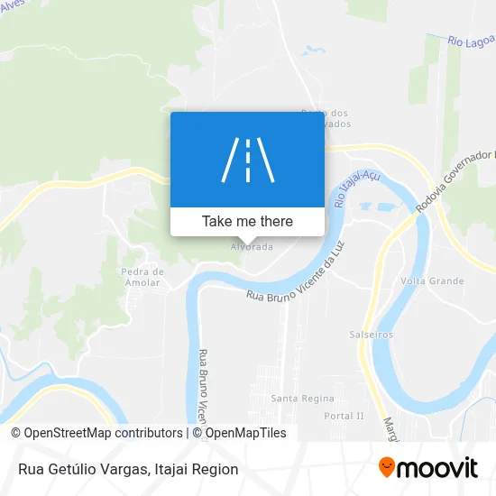 Rua Getúlio Vargas map