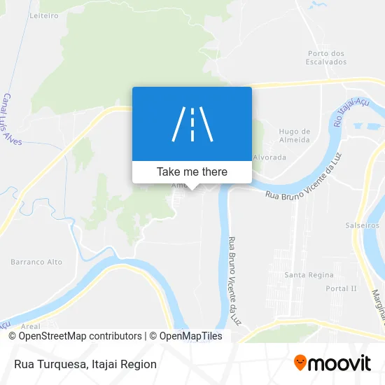 Rua Turquesa map
