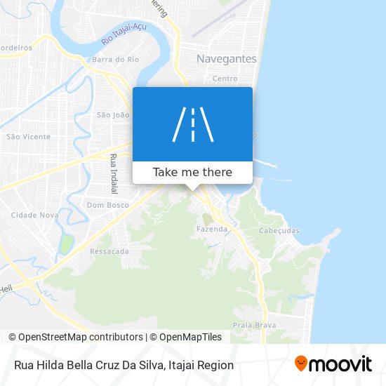 Mapa Rua Hilda Bella Cruz Da Silva