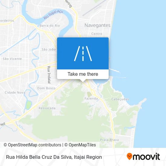 Rua Hilda Bella Cruz Da Silva map