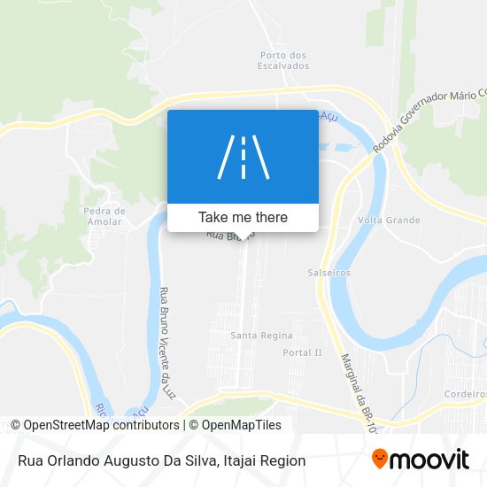 Rua Orlando Augusto Da Silva map