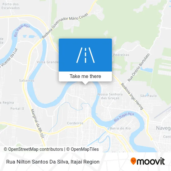 Rua Nilton Santos Da Silva map