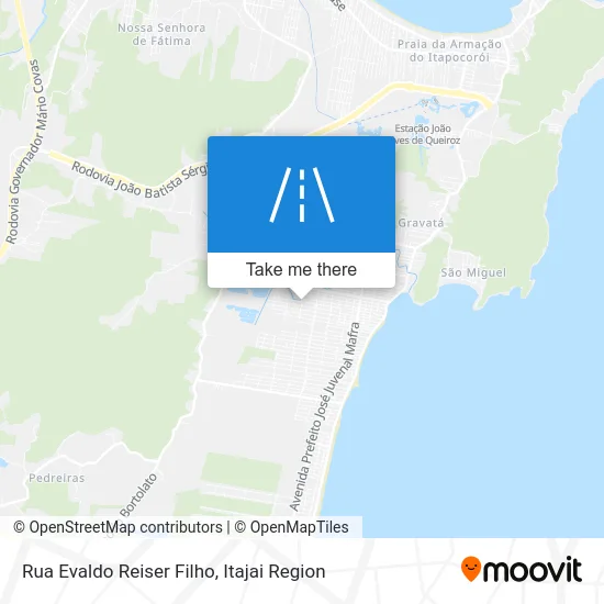 Rua Evaldo Reiser Filho map