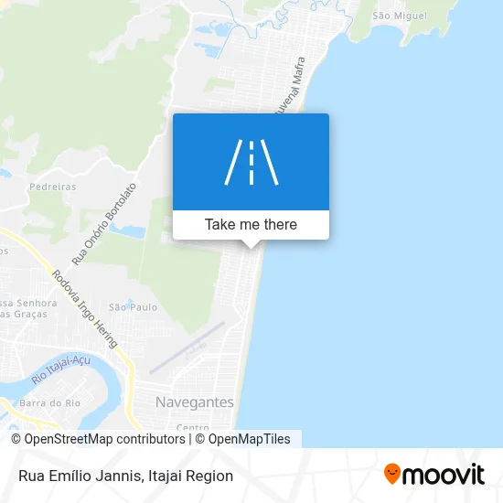 Rua Emílio Jannis map