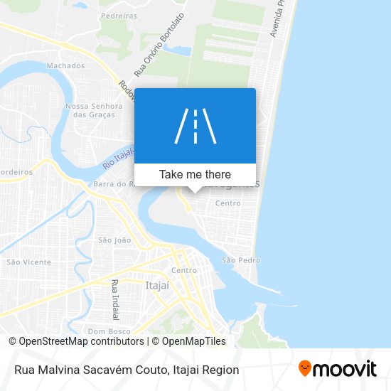 Rua Malvina Sacavém Couto map