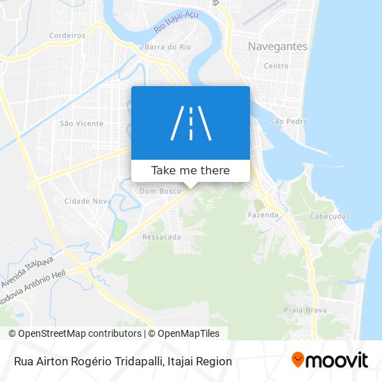 Rua Airton Rogério Tridapalli map