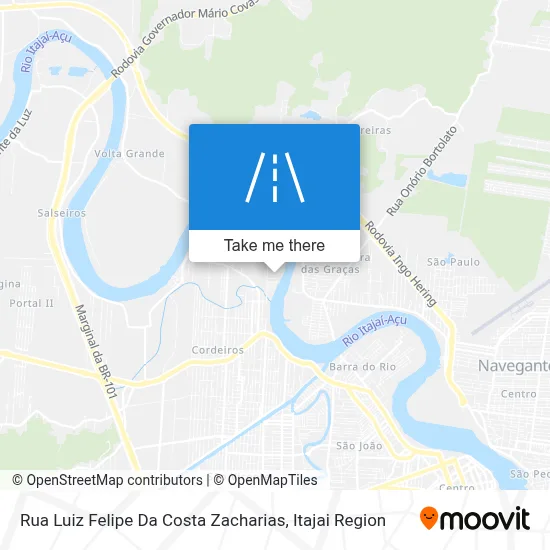 Rua Luiz Felipe Da Costa Zacharias map