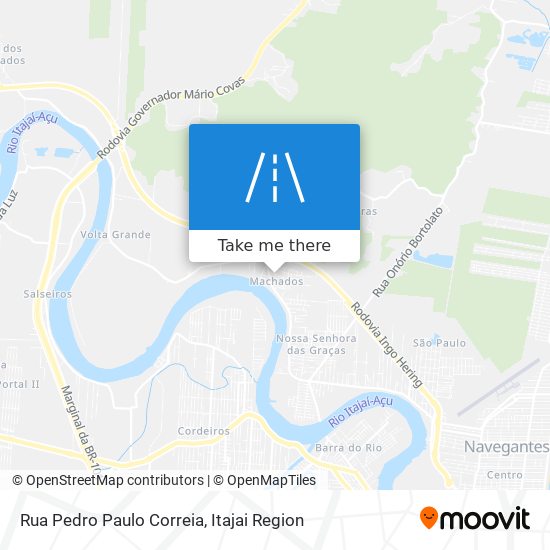 Mapa Rua Pedro Paulo Correia