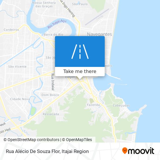 Rua Alécio De Souza Flor map
