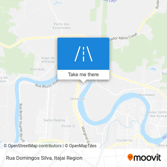 Rua Domingos Silva map