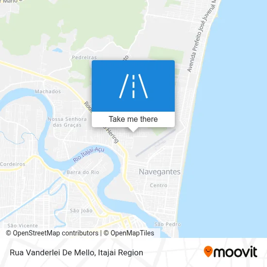 Rua Vanderlei De Mello map