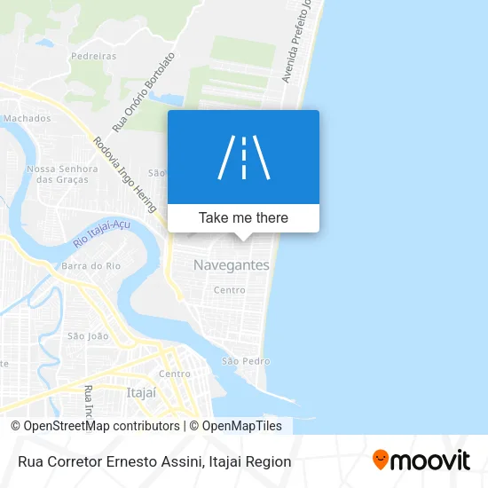 Rua Corretor Ernesto Assini map