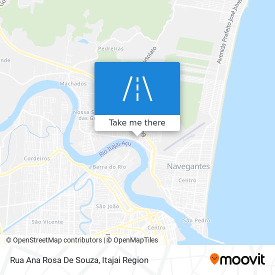 Mapa Rua Ana Rosa De Souza