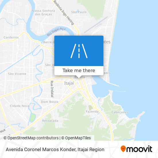 Avenida Coronel Marcos Konder map