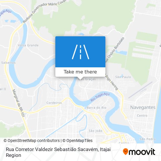 Rua Corretor Valdezir Sebastião Sacavém map