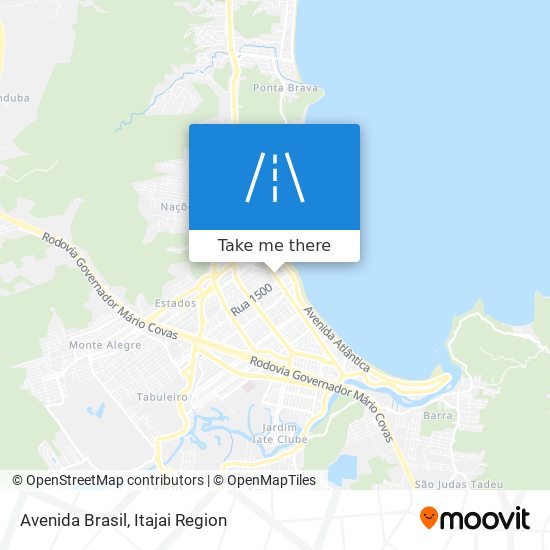 Avenida Brasil map