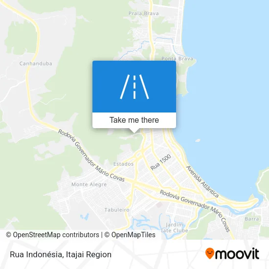 Rua Indonésia map