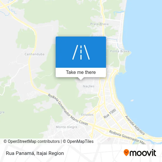 Rua Panamá map