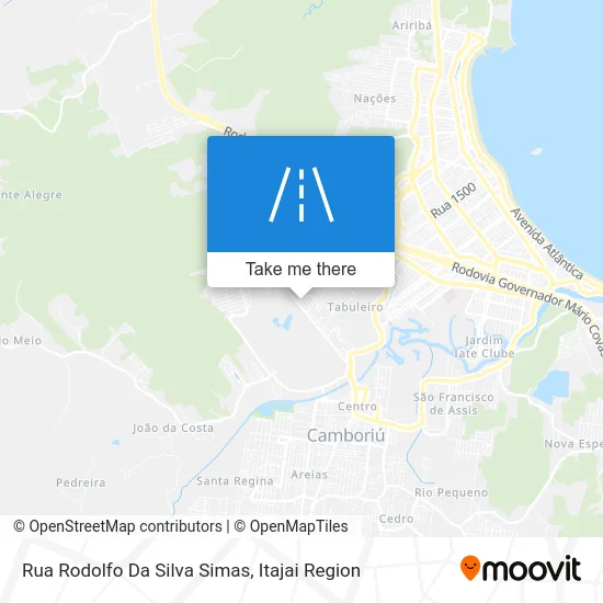 Rua Rodolfo Da Silva Simas map