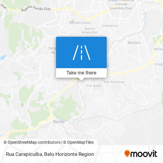 Rua Carapicuíba map