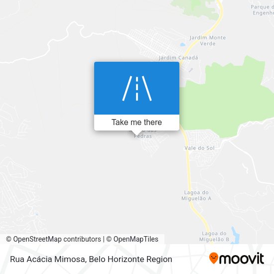 Rua Acácia Mimosa map