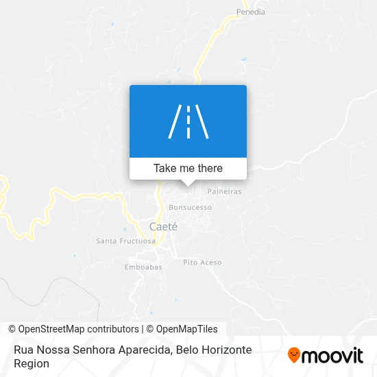 Rua Nossa Senhora Aparecida map