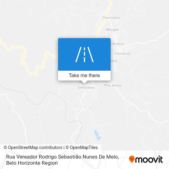 Rua Vereador Rodrigo Sebastião Nunes De Melo map