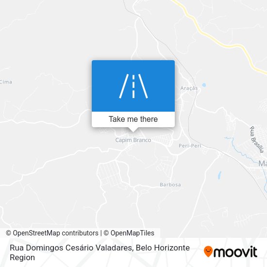 Rua Domingos Cesário Valadares map