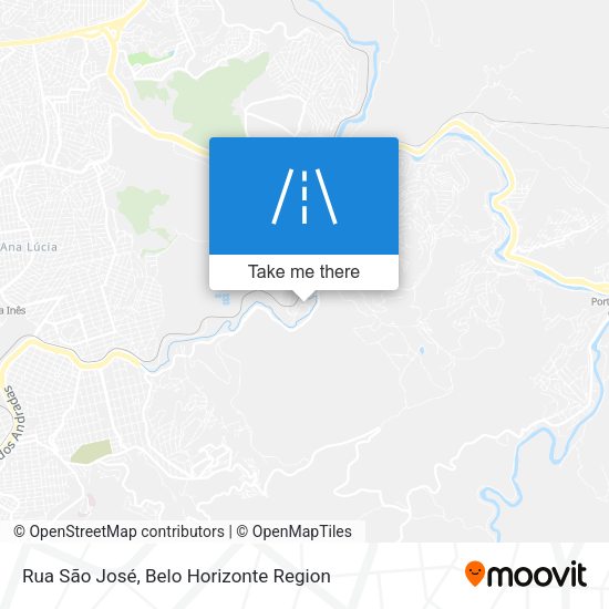 Rua São José map