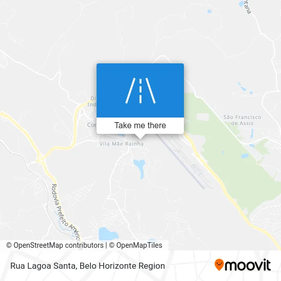 Rua Lagoa Santa map