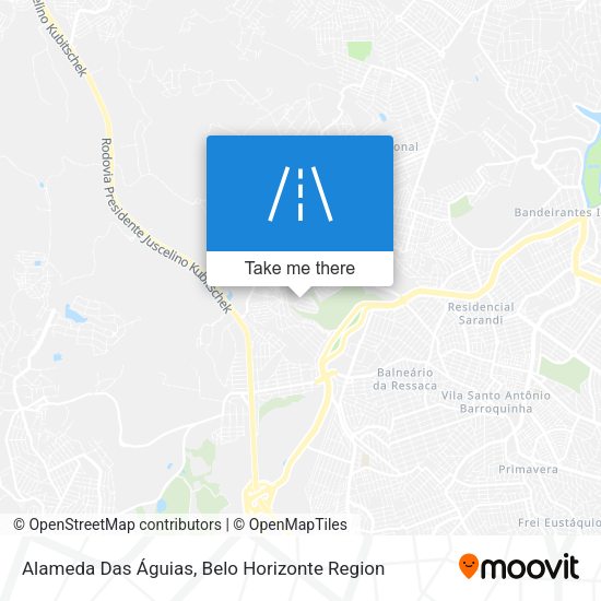 Alameda Das Águias map
