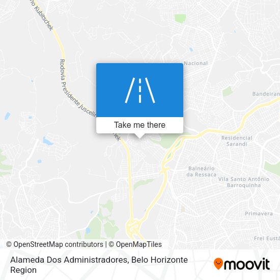 Alameda Dos Administradores map