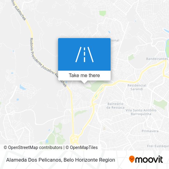 Alameda Dos Pelicanos map