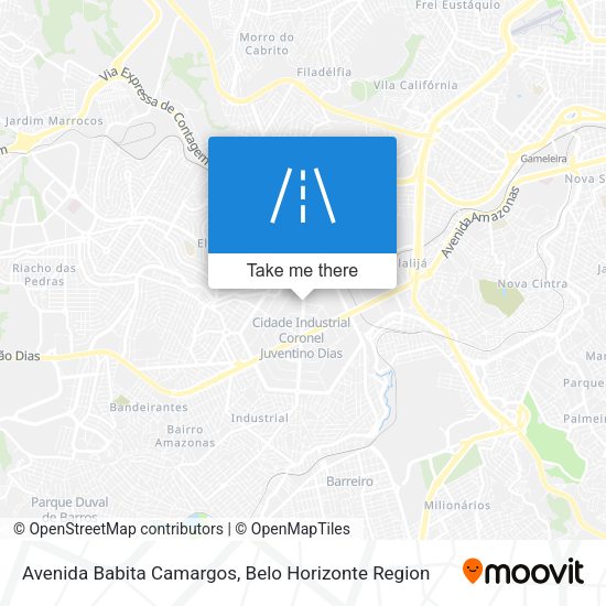 Avenida Babita Camargos map