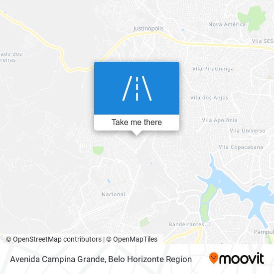 Mapa Avenida Campina Grande