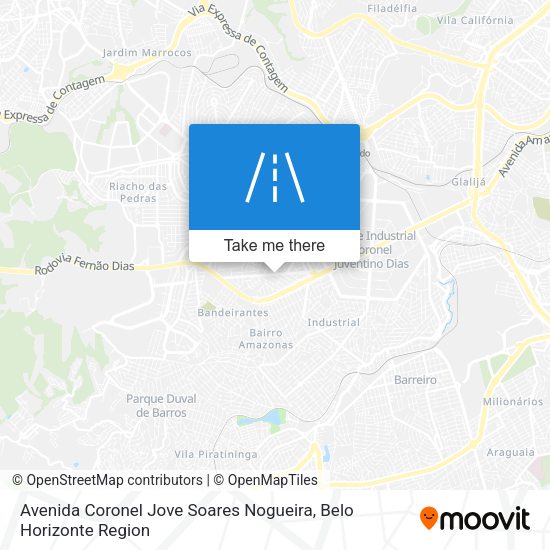 Avenida Coronel Jove Soares Nogueira map