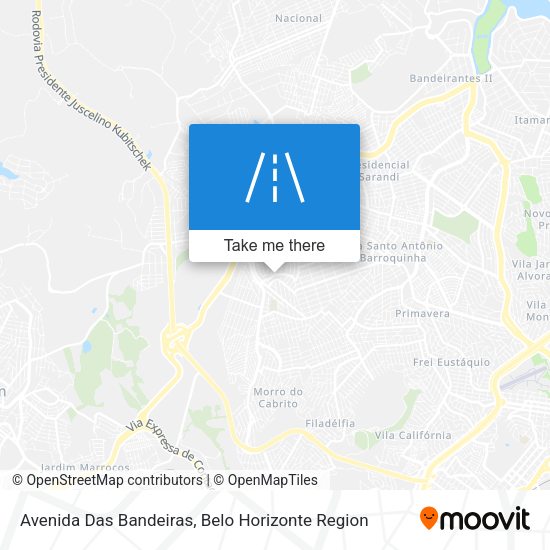 Avenida Das Bandeiras map