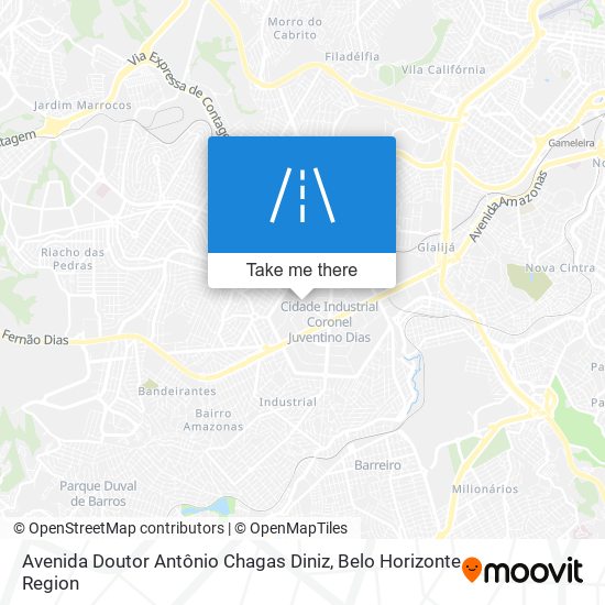 Avenida Doutor Antônio Chagas Diniz map