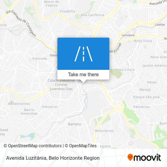 Avenida Luzitânia map