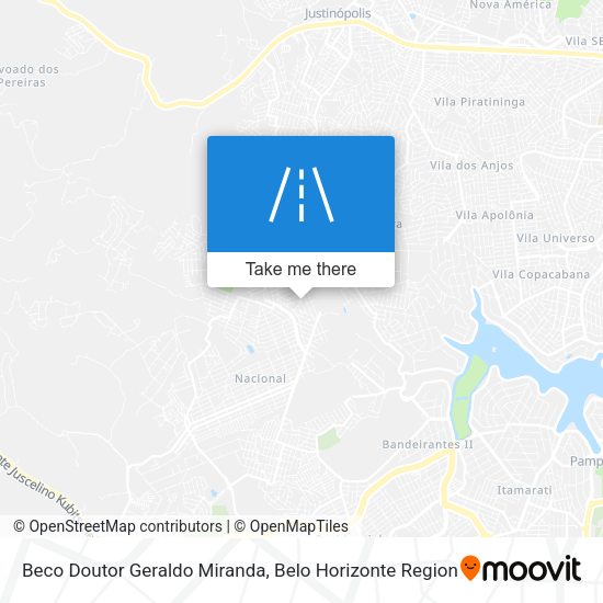 Beco Doutor Geraldo Miranda map